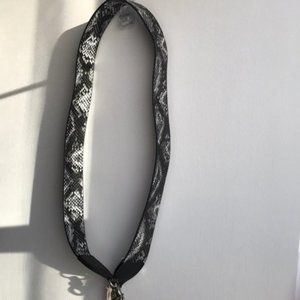 Faux Snakeskin Purse Strap Guitar Strap Change Out